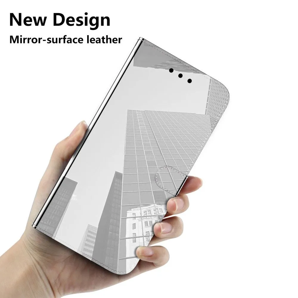 Mirror OnePlus Nord N20 5G flip case - Silver