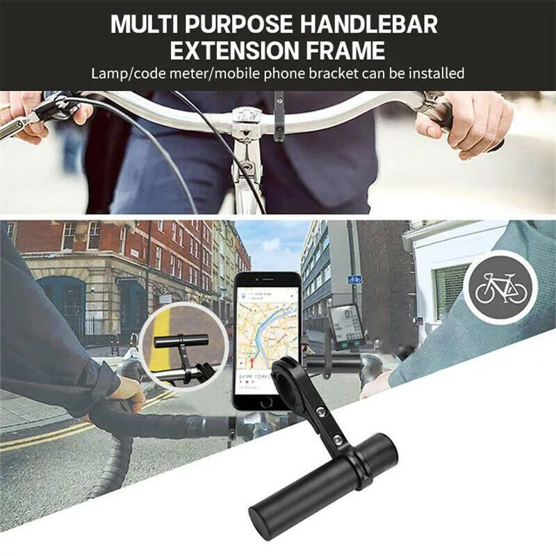 Multifunctional Bicycle Handlebar Extender, Lightweight and Durable Handlebar Extension Bracket