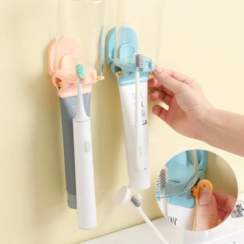 Multifunctional toothpaste squeezer