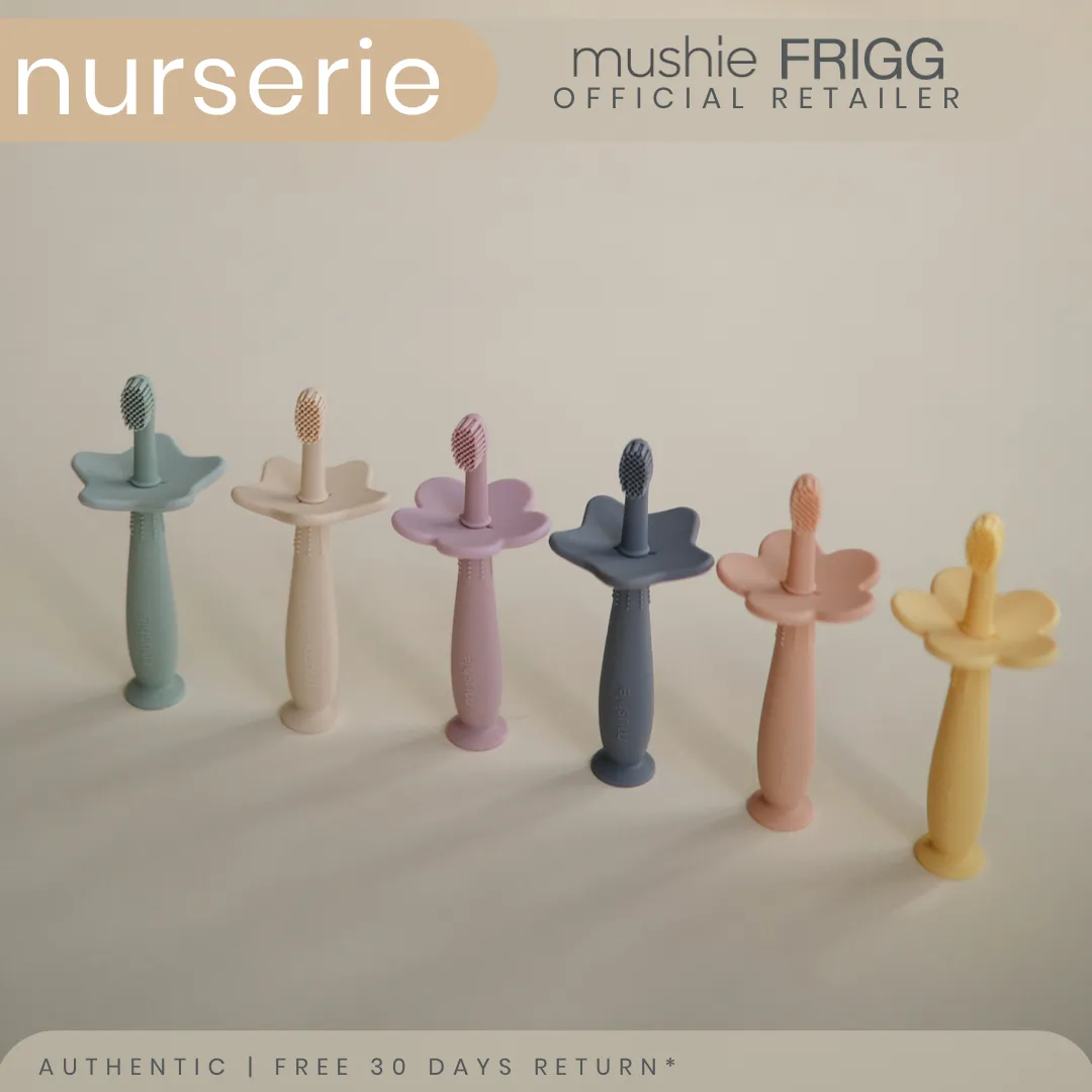 MUSHIE Silicone Training Toothbrush | Mushie Frigg Flagship Store