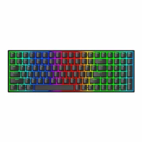 MXRSKEY 96U 96 key dual mode Bluetooth 5.0 Mechanical Keyboard lighting effect RGB switch led type c software macro