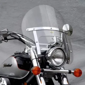 National Cycle N2221 Heavy Duty Low Boy Clear Windshield for Harley Davidson Narrow Frame