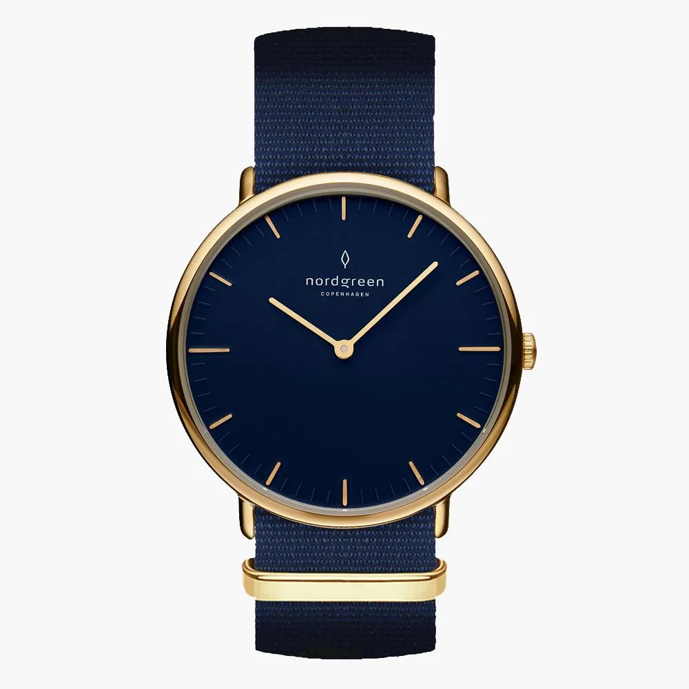 Native | Navy Dial - Navy Blue Nylon