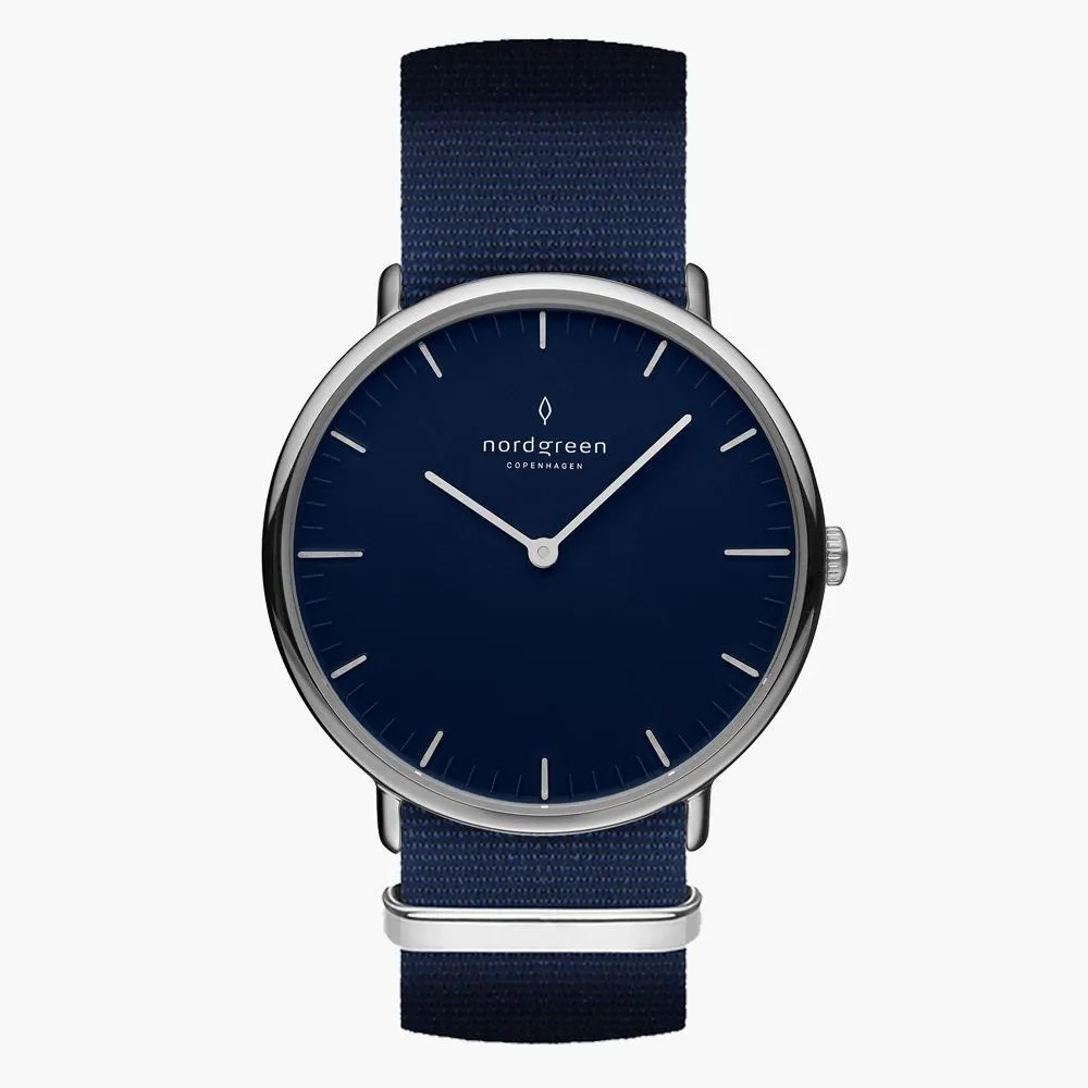 Native | Navy Dial - Navy Blue Nylon