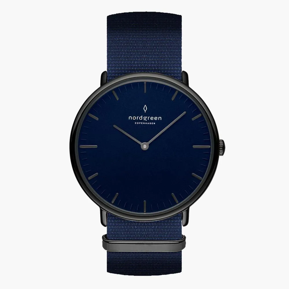 Native | Navy Dial - Navy Blue Nylon