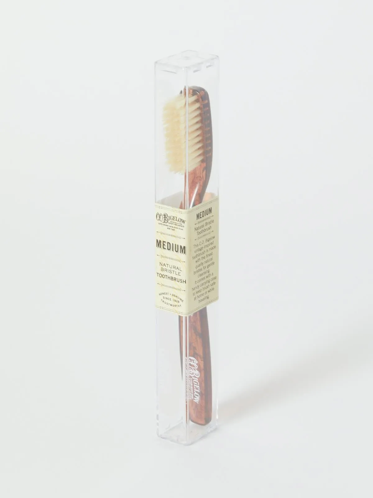 Natural Bristle Toothbrush (Tortoise)