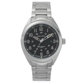 Nautica Men's Watch Battery Park Silver NAPBTP005