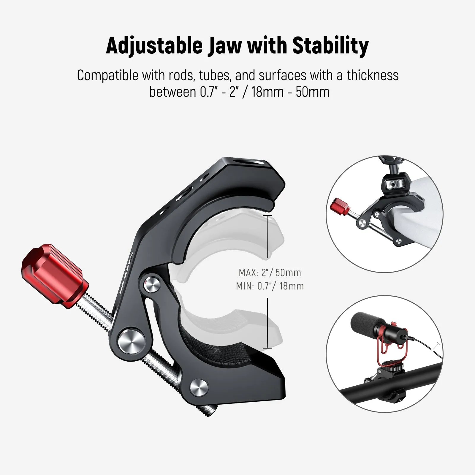 NEEWER ST81 Super Clamp with Cold Shoe