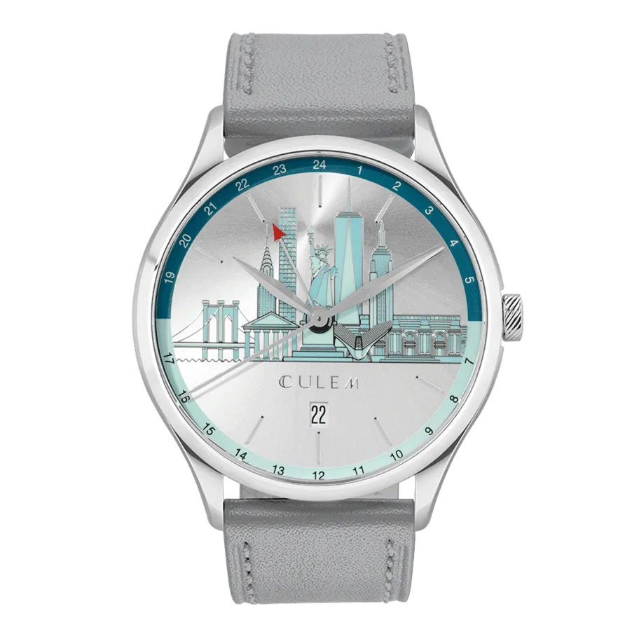 New York Skyline GMT | Silver