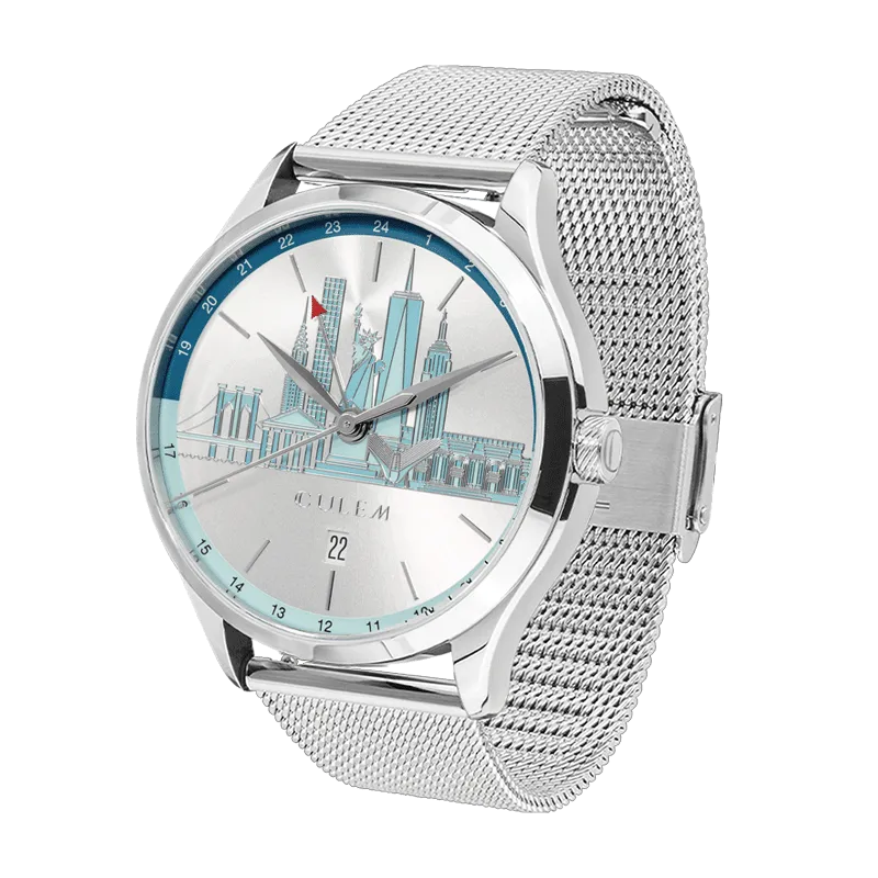 New York Skyline GMT | Silver