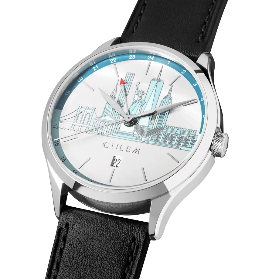 New York Skyline GMT | Silver