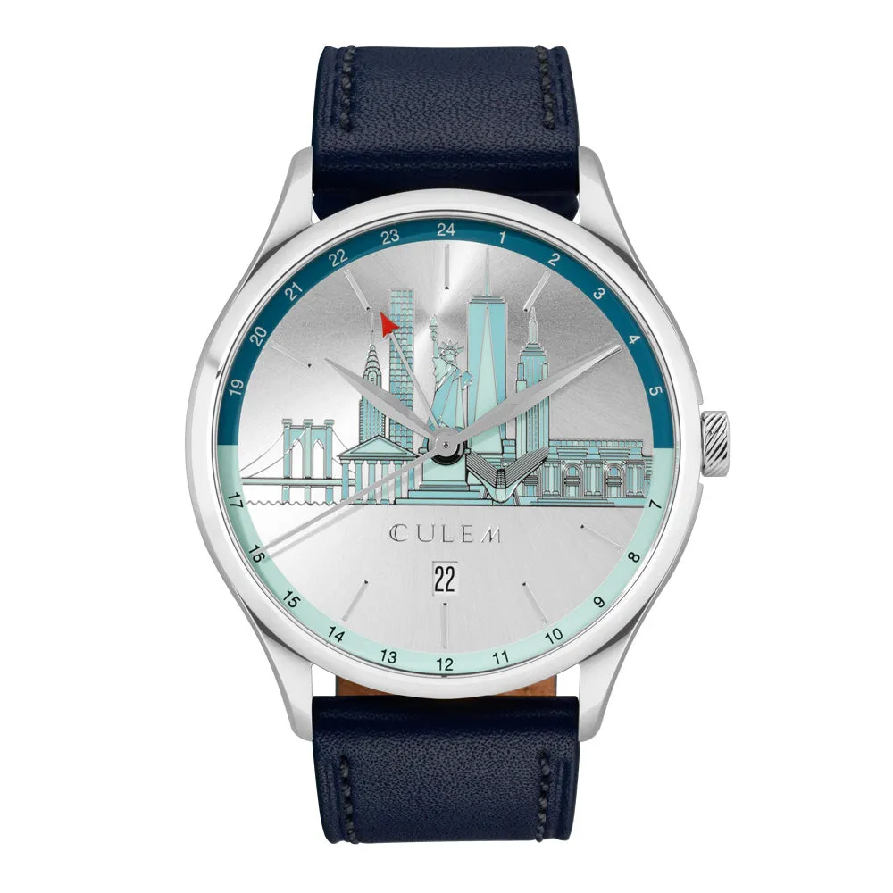 New York Skyline GMT | Silver