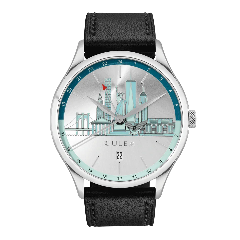 New York Skyline GMT | Silver