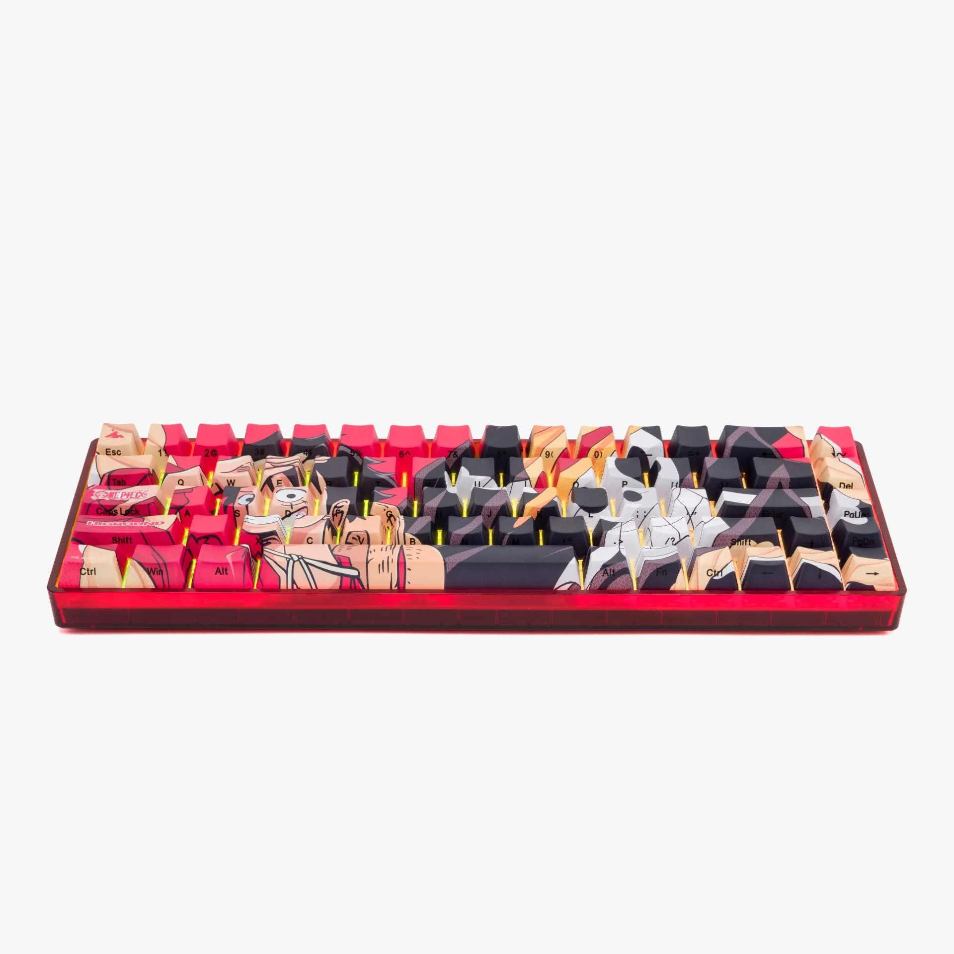 One Piece x HG Basecamp 65HE Keyboard - Luffy