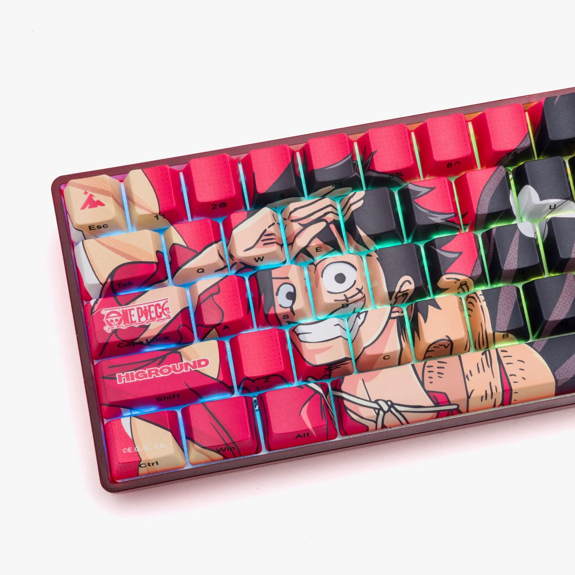 One Piece x HG Basecamp 65HE Keyboard - Luffy