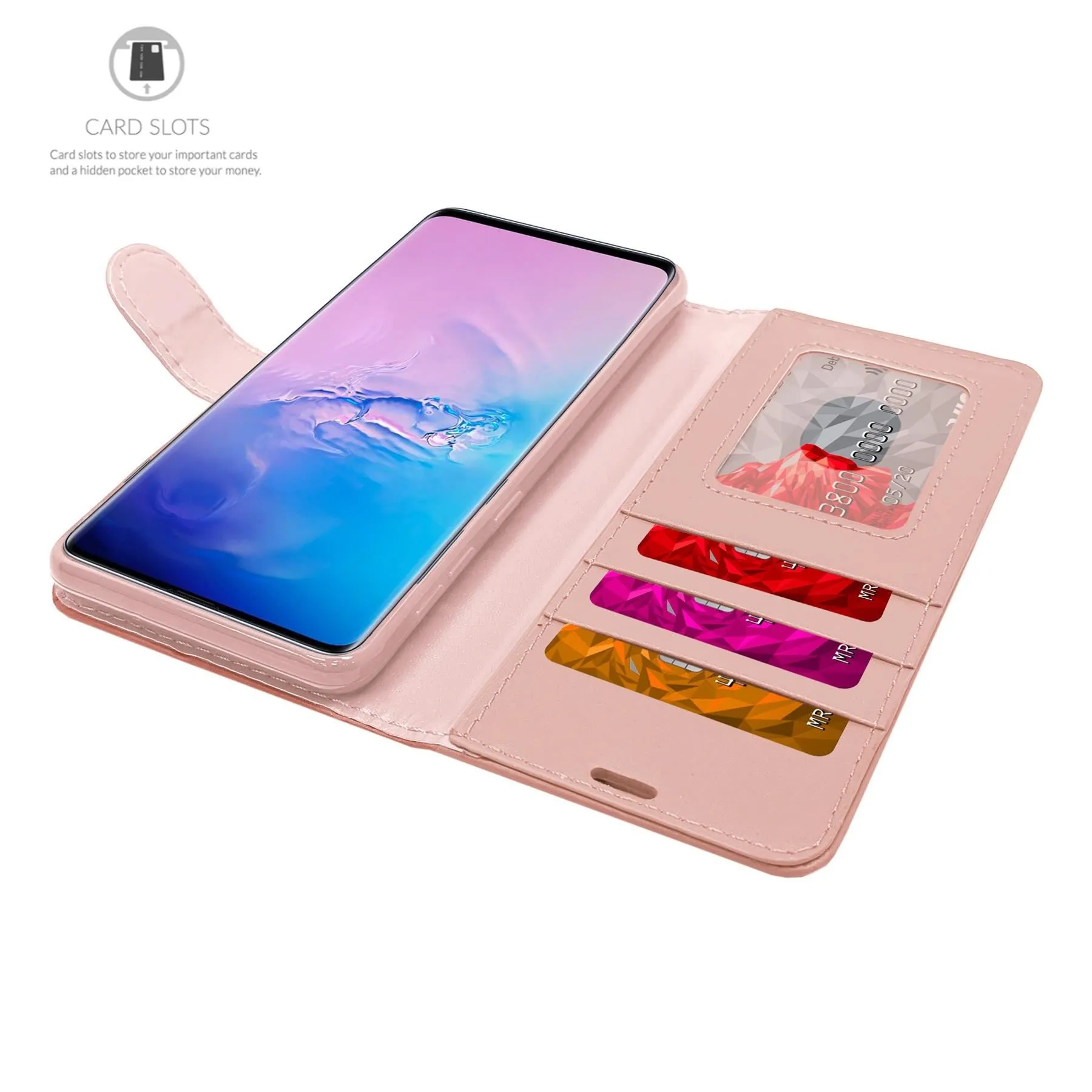 Oppo A60 5G / A40 Case Cover Flip Folio Leather Wallet Credit Card Slot