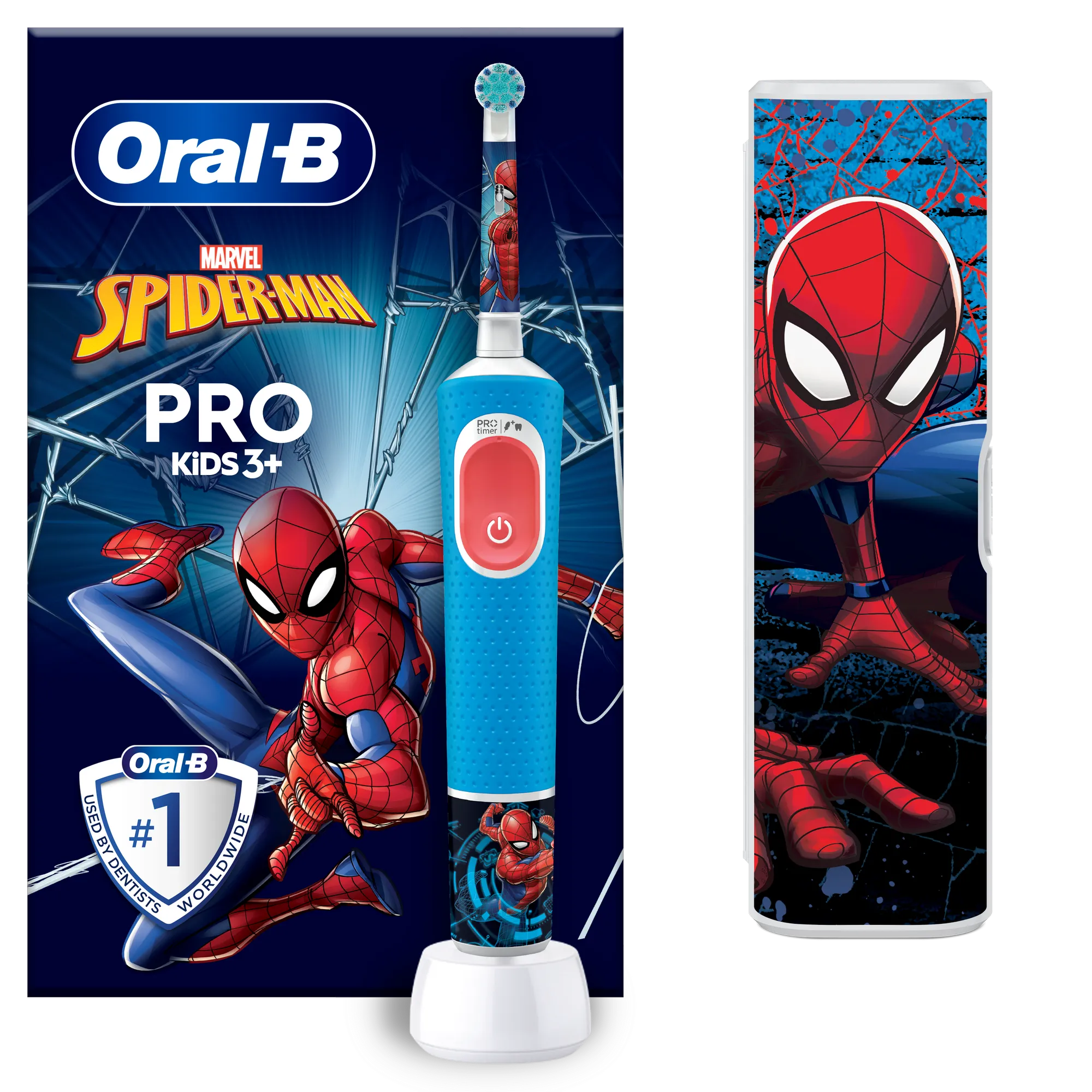 Oral B Kids Vitality Pro Spiderman Gift Set