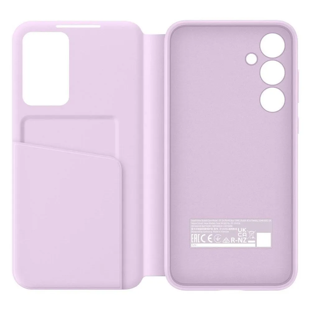 Original Samsung Galaxy A35 (5G) Smart View Cover m. Pung - Lavender (EF-ZA356CBEGWW)