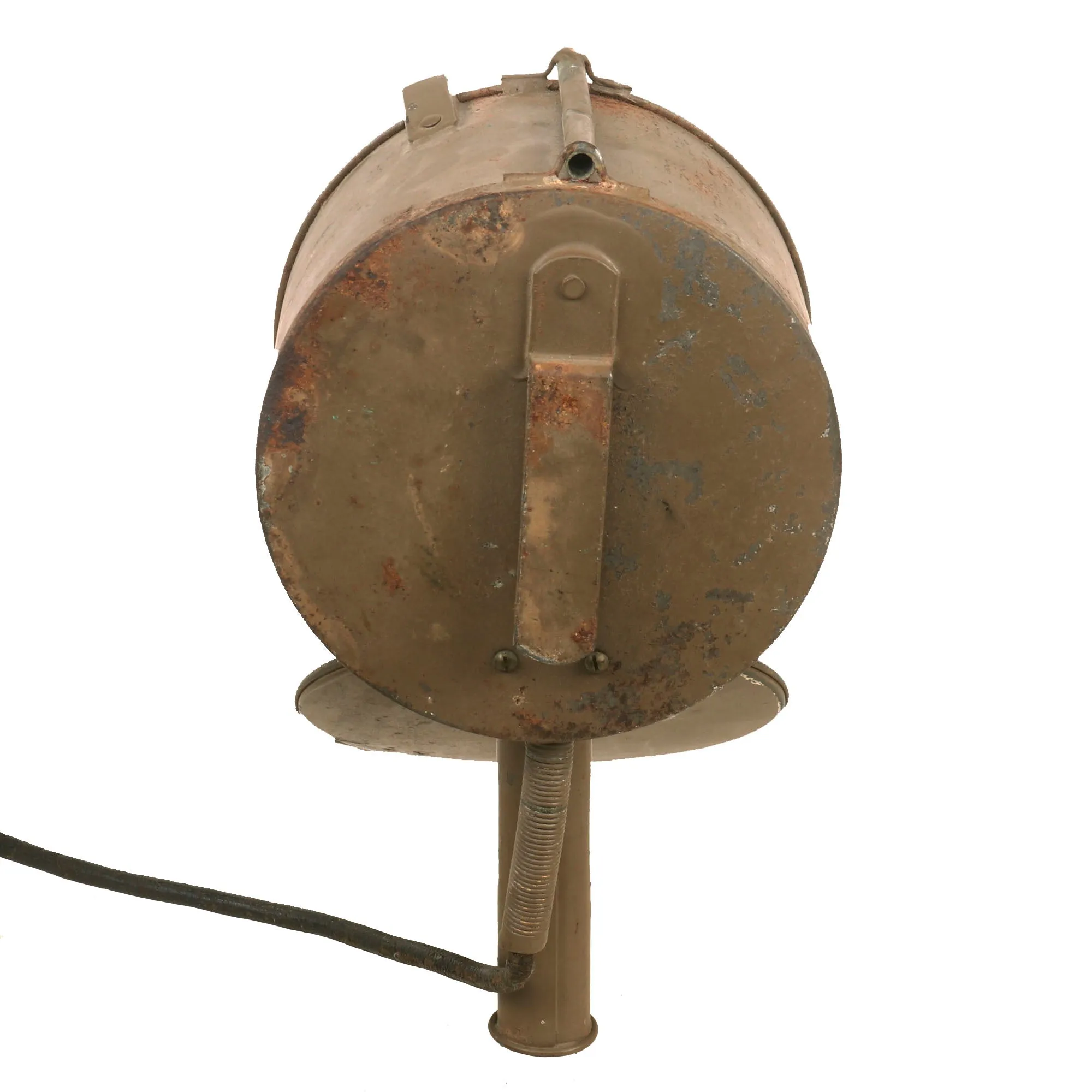 Original U.S. WWI 14-CM. Signal Lamp Type EE-6 with Battery Case & Instruction Manual by Delta