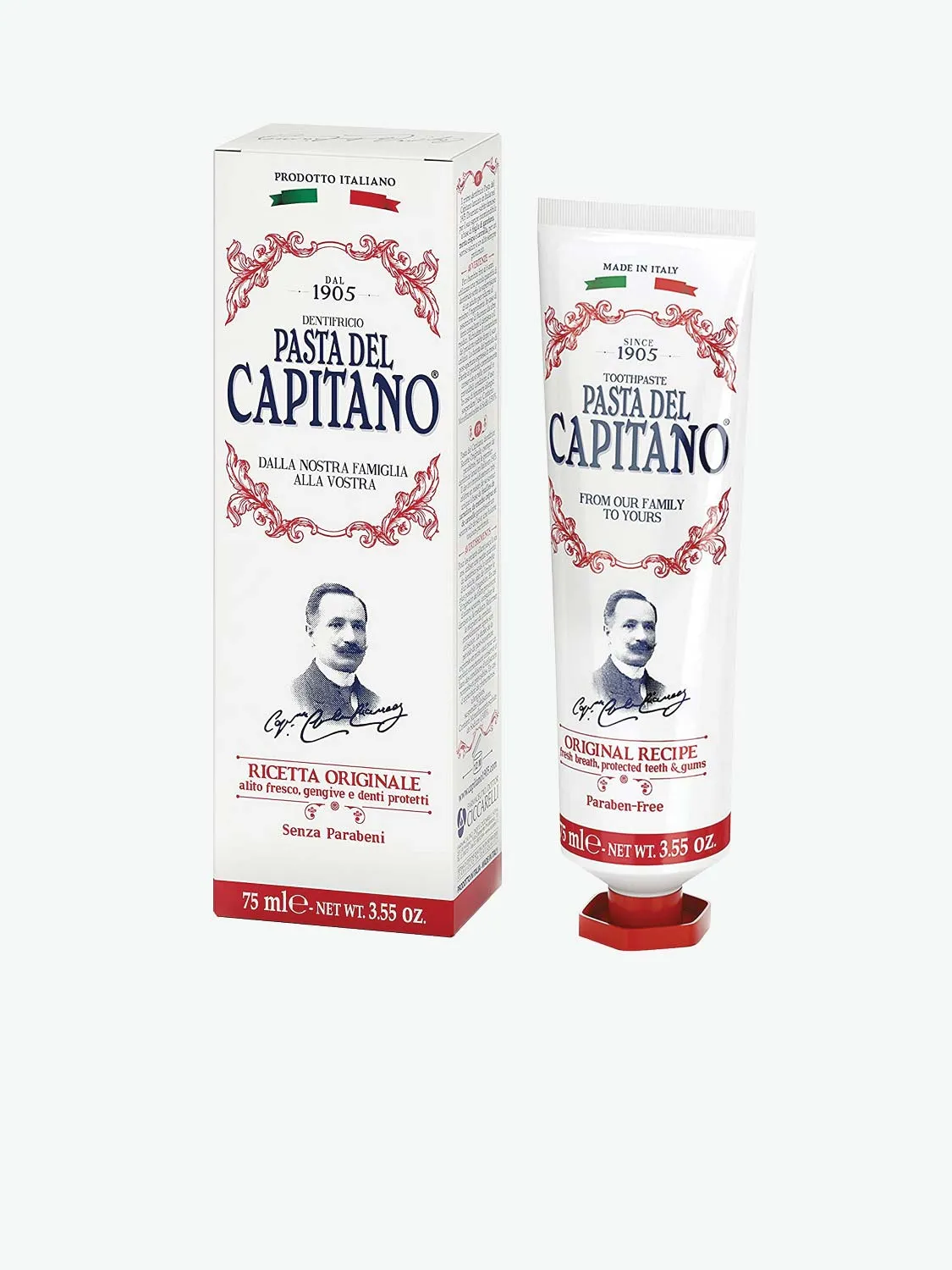 Pasta Del Capitano Original Recipe Toothpaste