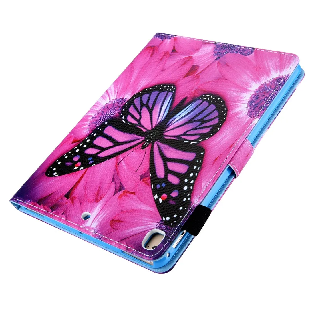 Pattern Horizontal Flip Case with Holder/ Card Slots/ Photo Frame for 10.2 Inch iPad 7th, 8th, 9th Gen