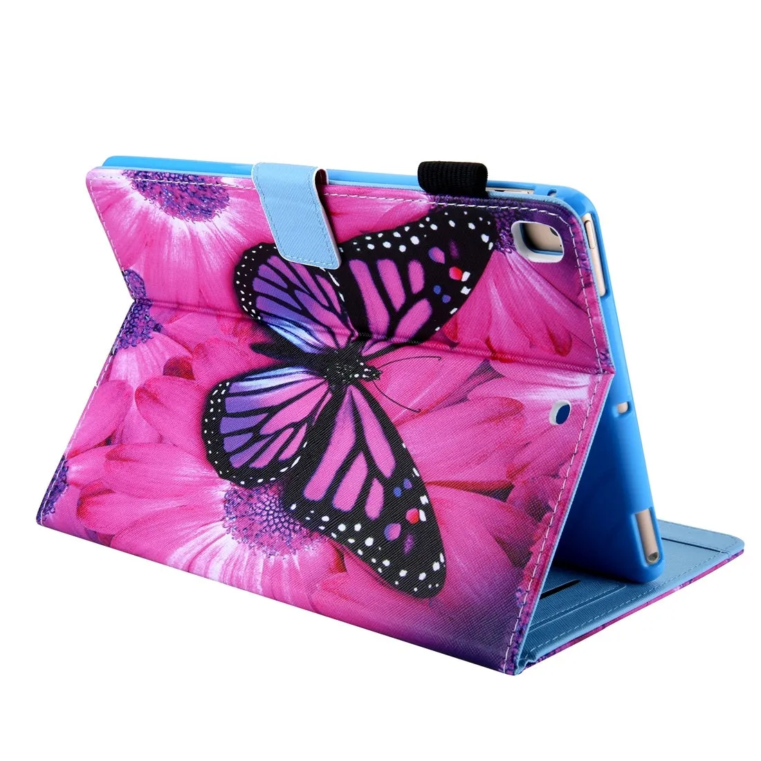 Pattern Horizontal Flip Case with Holder/ Card Slots/ Photo Frame for 10.2 Inch iPad 7th, 8th, 9th Gen