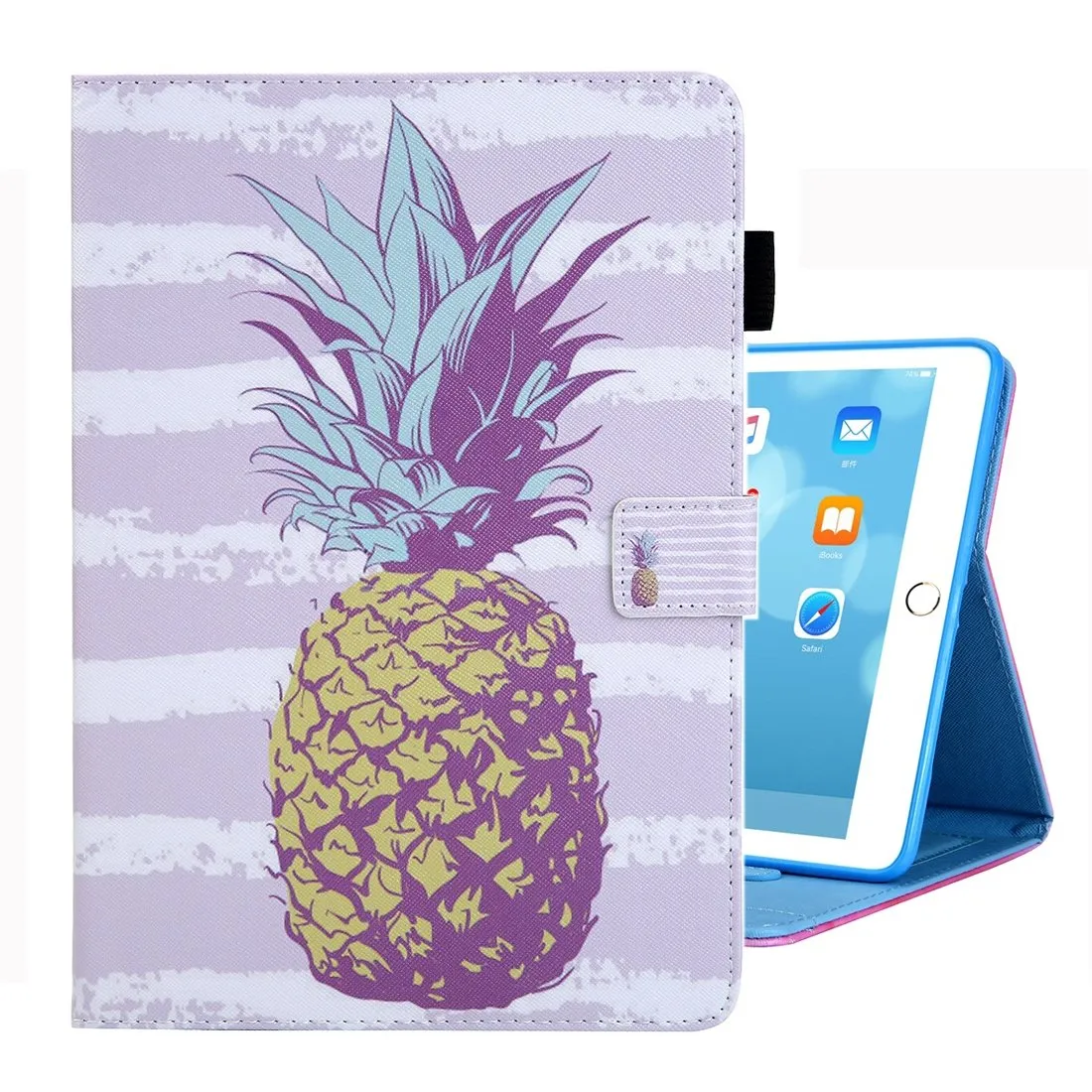 Pattern Horizontal Flip Case with Holder/ Card Slots/ Photo Frame for 10.2 Inch iPad 7th, 8th, 9th Gen