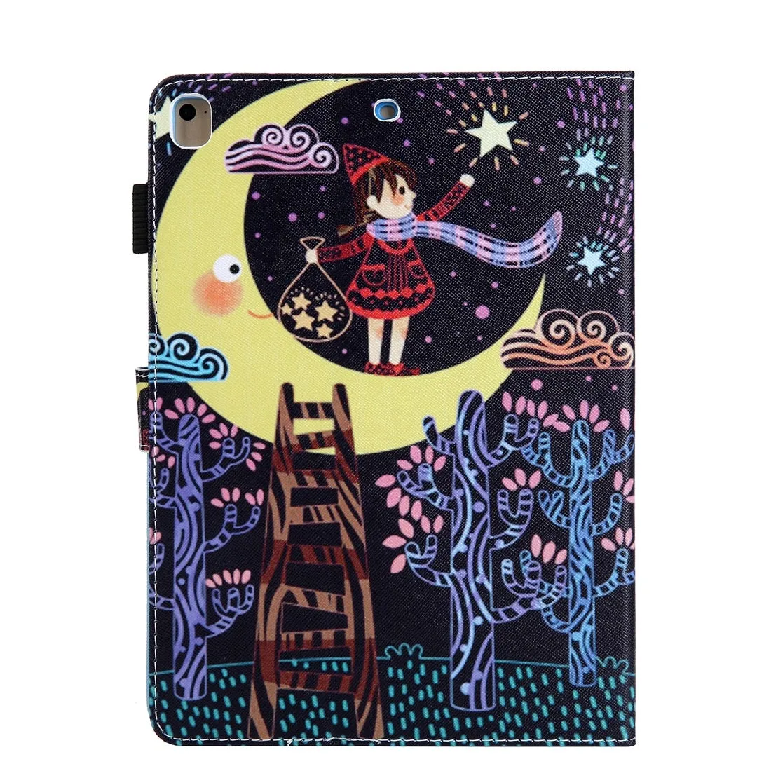 Pattern Horizontal Flip Case with Holder/ Card Slots/ Photo Frame for 10.2 Inch iPad 7th, 8th, 9th Gen