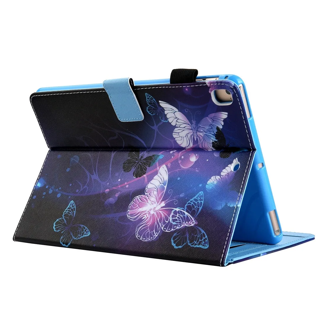 Pattern Horizontal Flip Case with Holder/ Card Slots/ Photo Frame for 10.2 Inch iPad 7th, 8th, 9th Gen