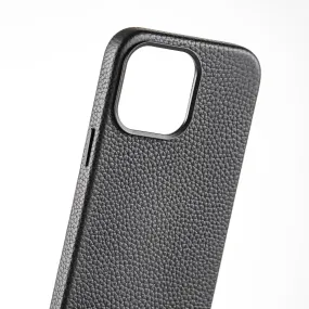 Pebble Leather iPhone 14 Plus Case