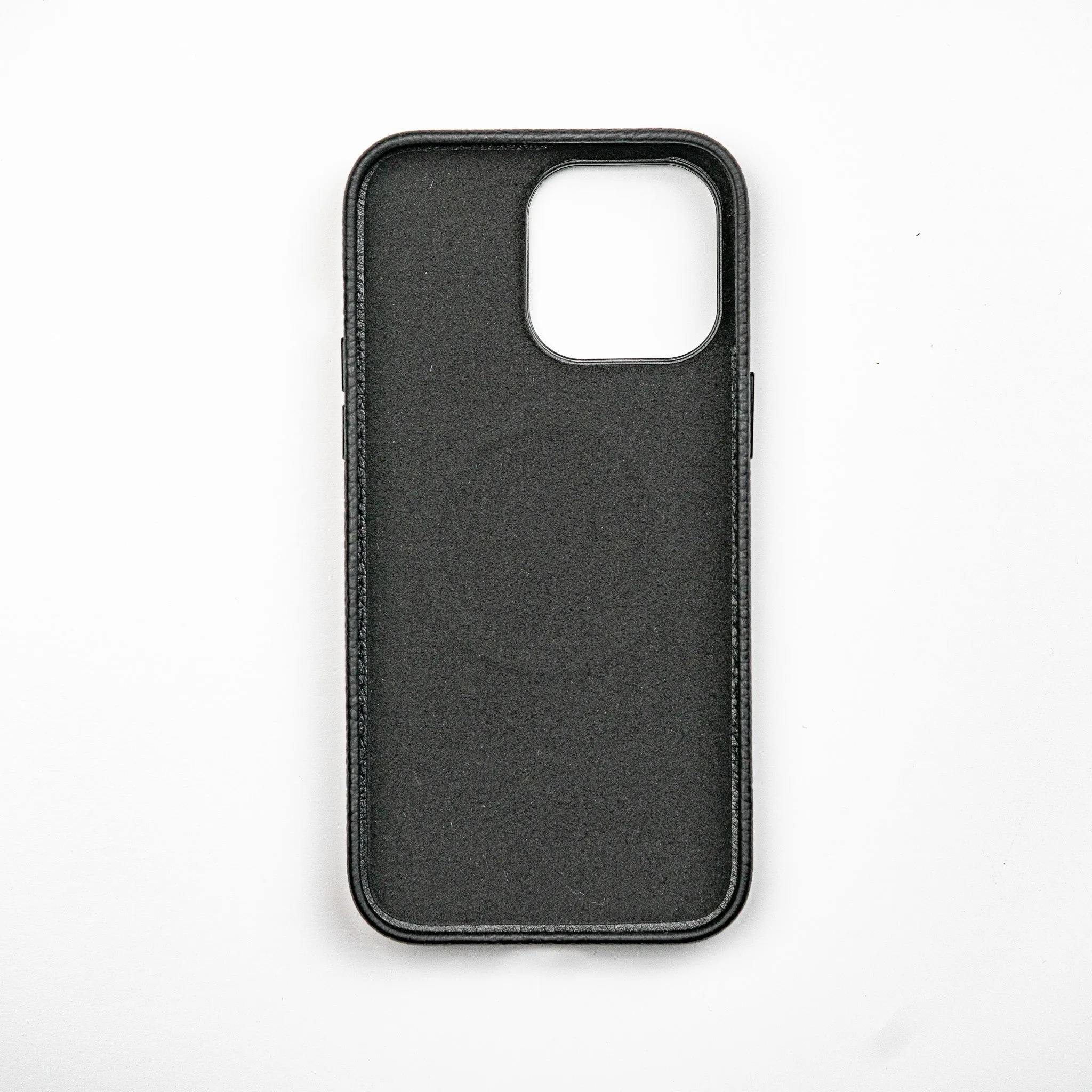 Pebble Leather iPhone 14 Plus Case