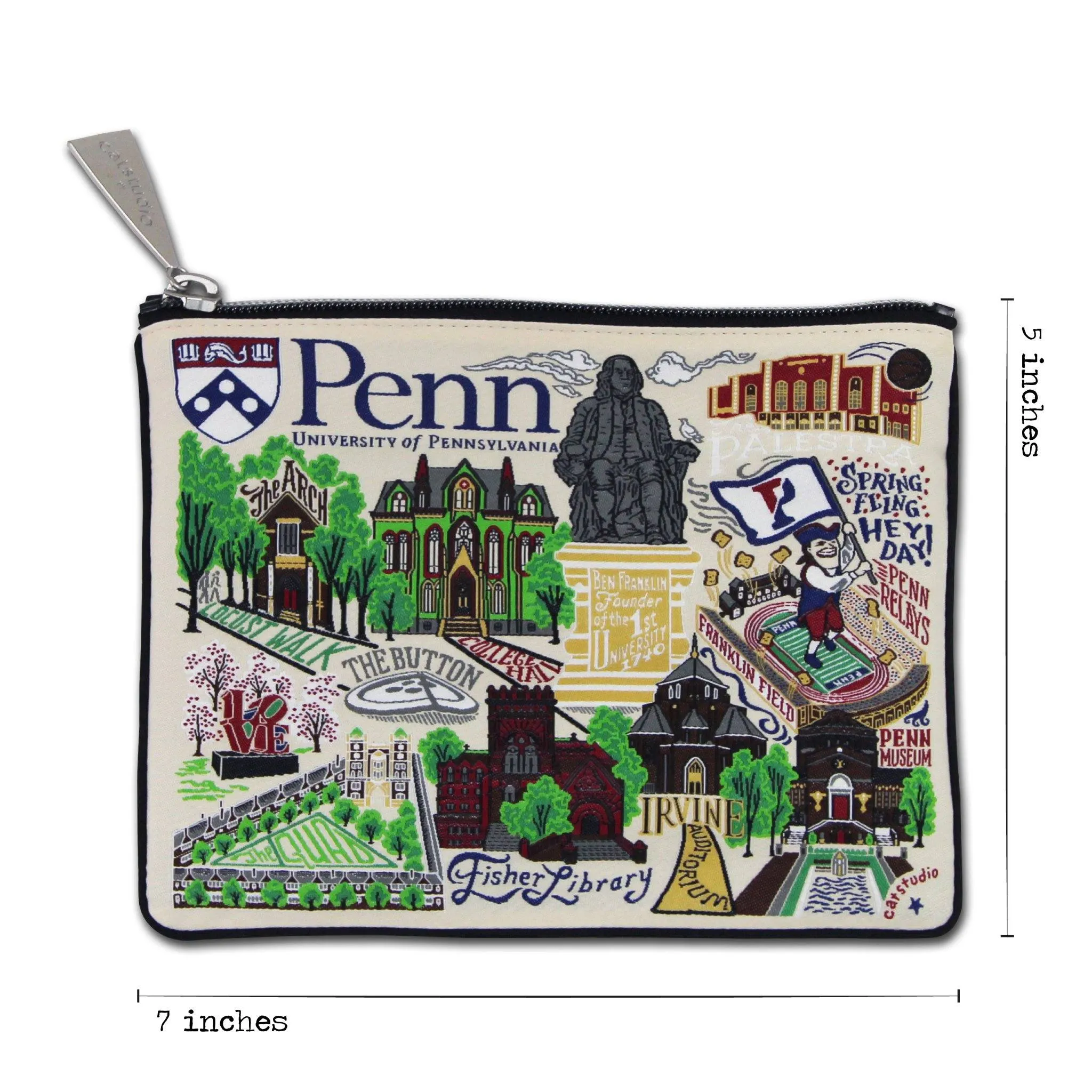 Pennsylvania, University of Collegiate Zip Pouch