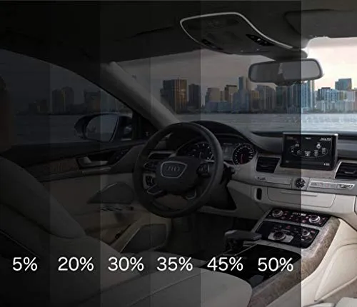 Precut Sun Visor Tinting Film Compatible with 2019-2020 Jaguar I-Pace SUV with 35% Light Transmittance