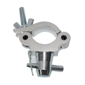 ProX T-C7S Aluminum Pro Slim M10 Clamp with Half Conical Connector for 2" Truss Tube Capacity 661 lbs.