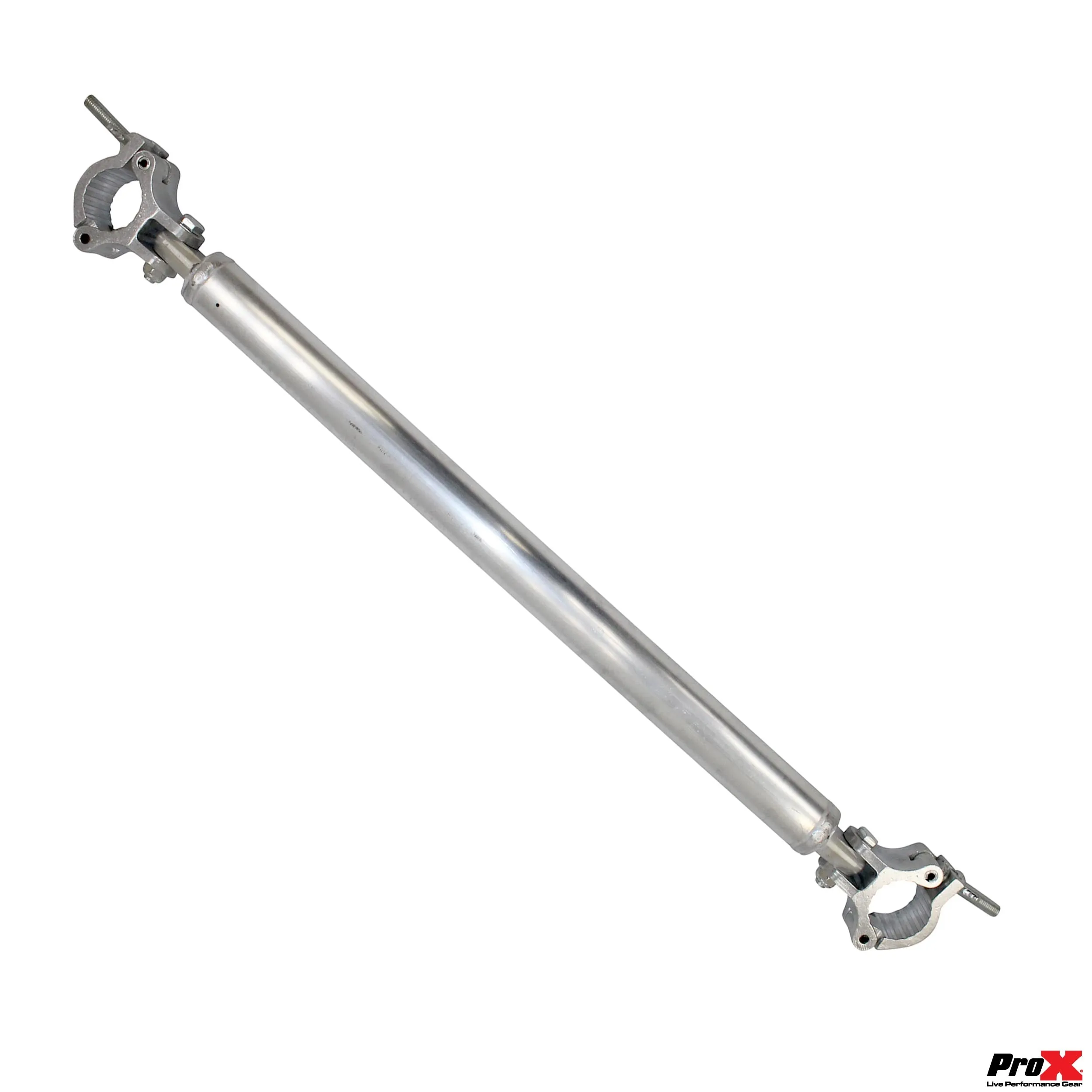 ProX XT-DCS32 32 Inch (81.28cm) Single Truss Tube W/Clamp and Hinge on Each End | 2 Inch | 2mm Wall