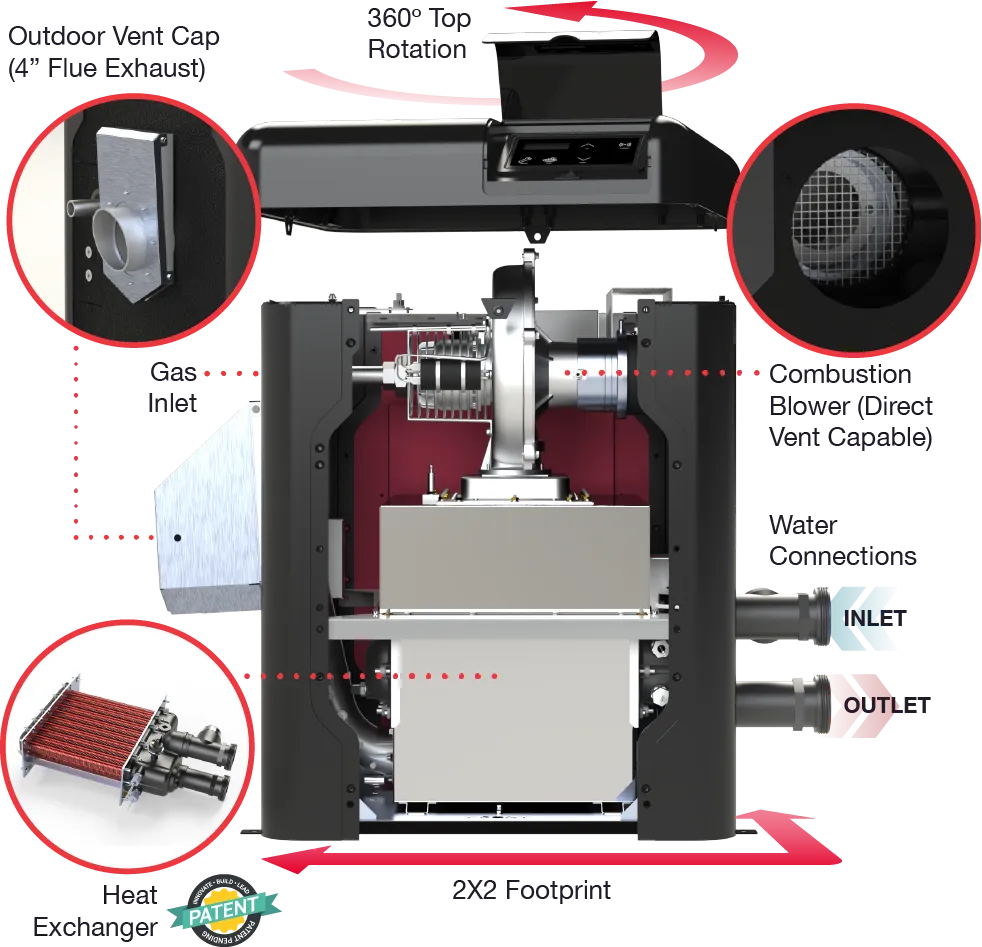 Raypak Avia 404,000 BTU Heater 018033