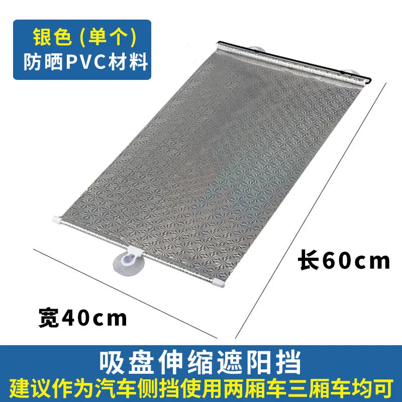 Retractable Automatic Car Sunshade: Front Windshield Heat Insulation Sun Visor