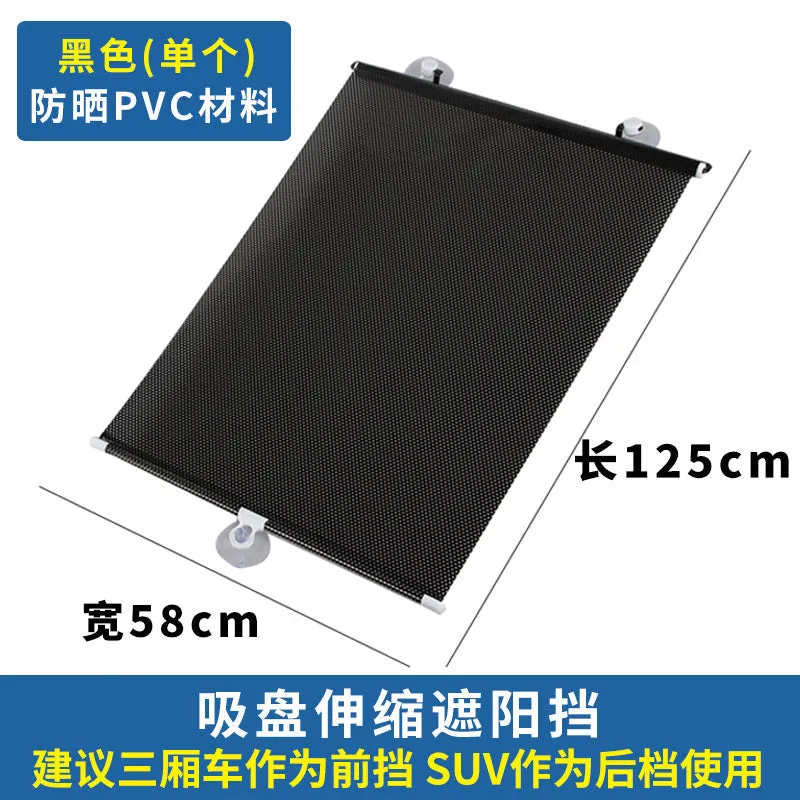 Retractable Automatic Car Sunshade: Front Windshield Heat Insulation Sun Visor