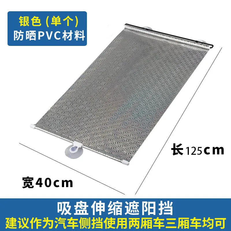 Retractable Automatic Car Sunshade: Front Windshield Heat Insulation Sun Visor