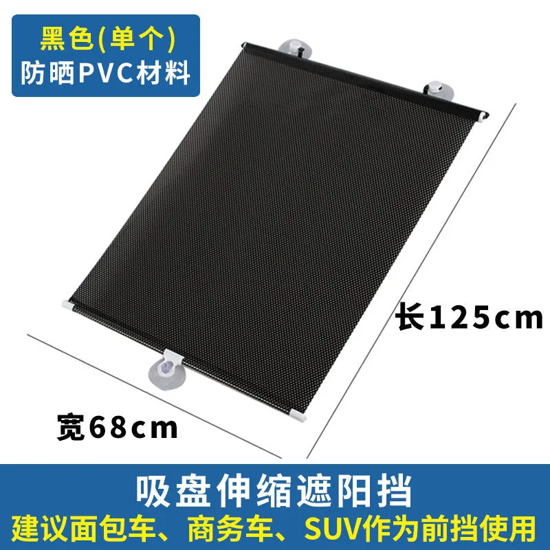 Retractable Automatic Car Sunshade: Front Windshield Heat Insulation Sun Visor