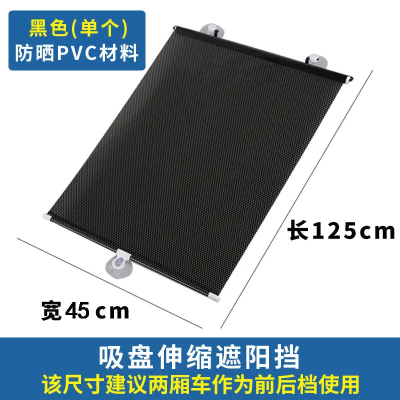 Retractable Automatic Car Sunshade: Front Windshield Heat Insulation Sun Visor