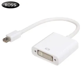 Ross Mini DisplayPort (M) to DVI (F) Converter (MDPDVI-RO)