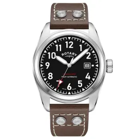 Rotary Commando Pilot Auto Men's Brown Watch GS05470/19