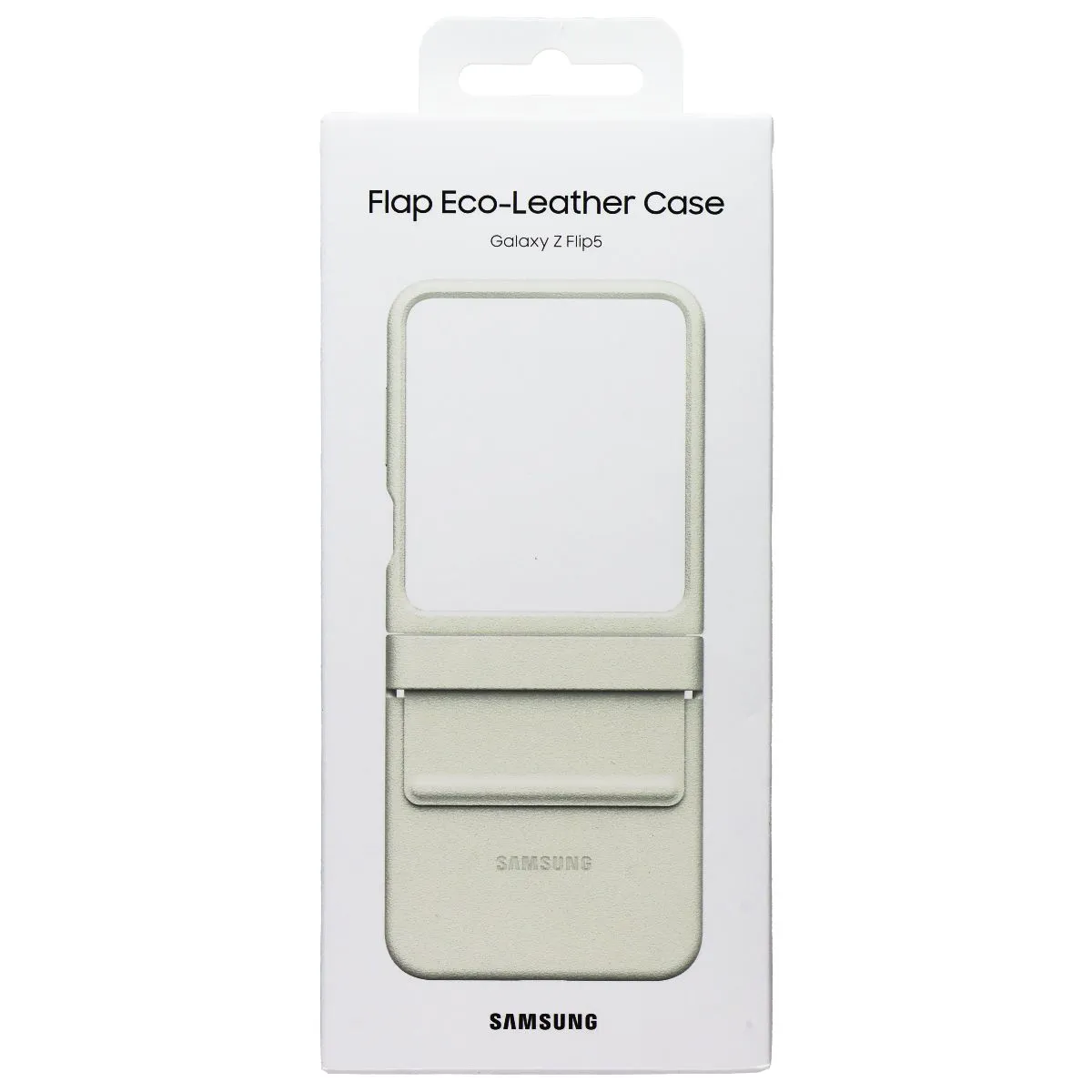 Samsung Flap Eco-Leather Case for Samsung Galaxy Z Flip5 - Cream