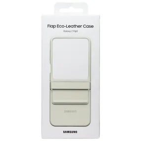 Samsung Flap Eco-Leather Case for Samsung Galaxy Z Flip5 - Cream