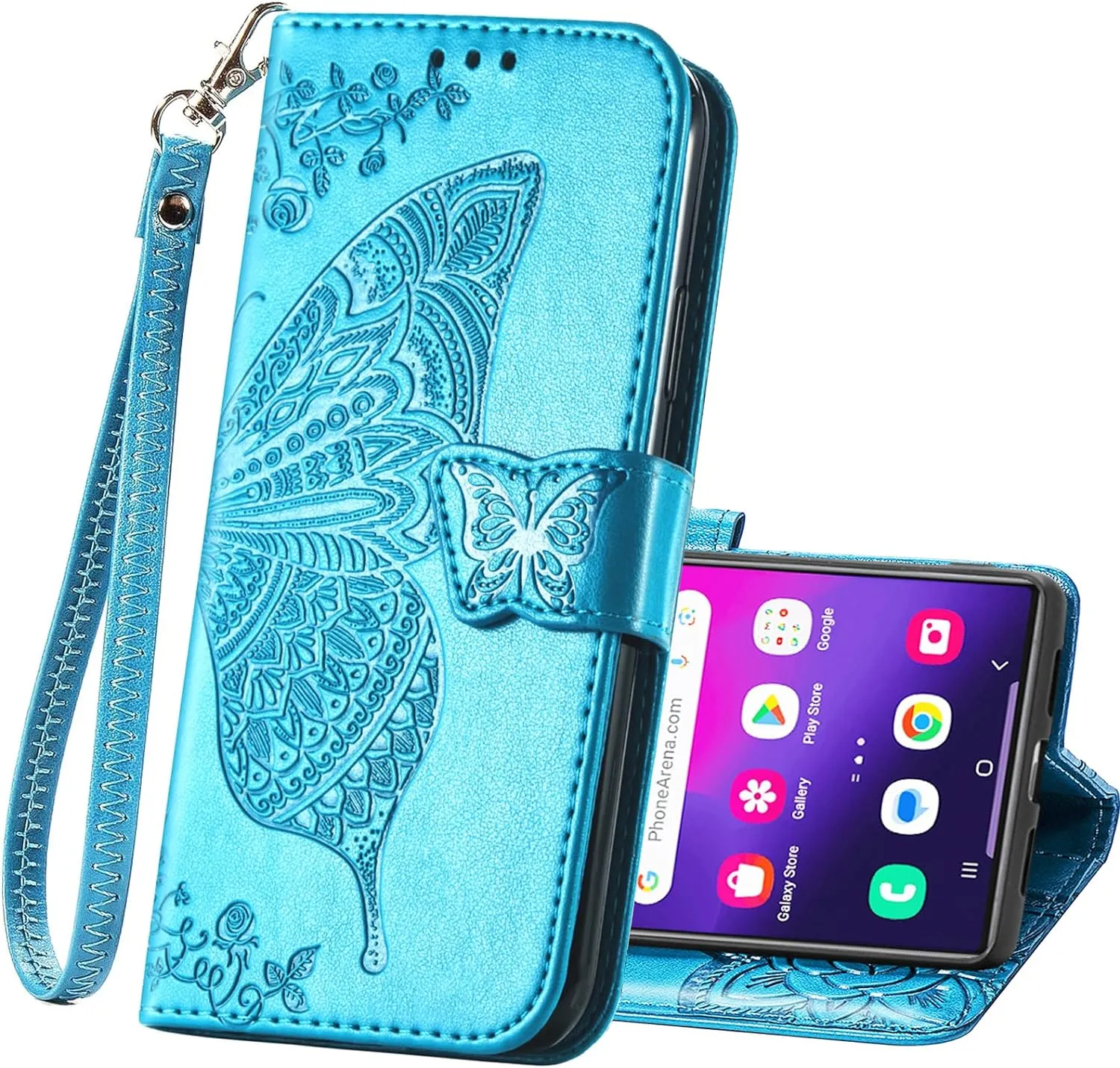 Samsung Galaxy S24 Ultra Women Flip Folio PU Leather Protective Case