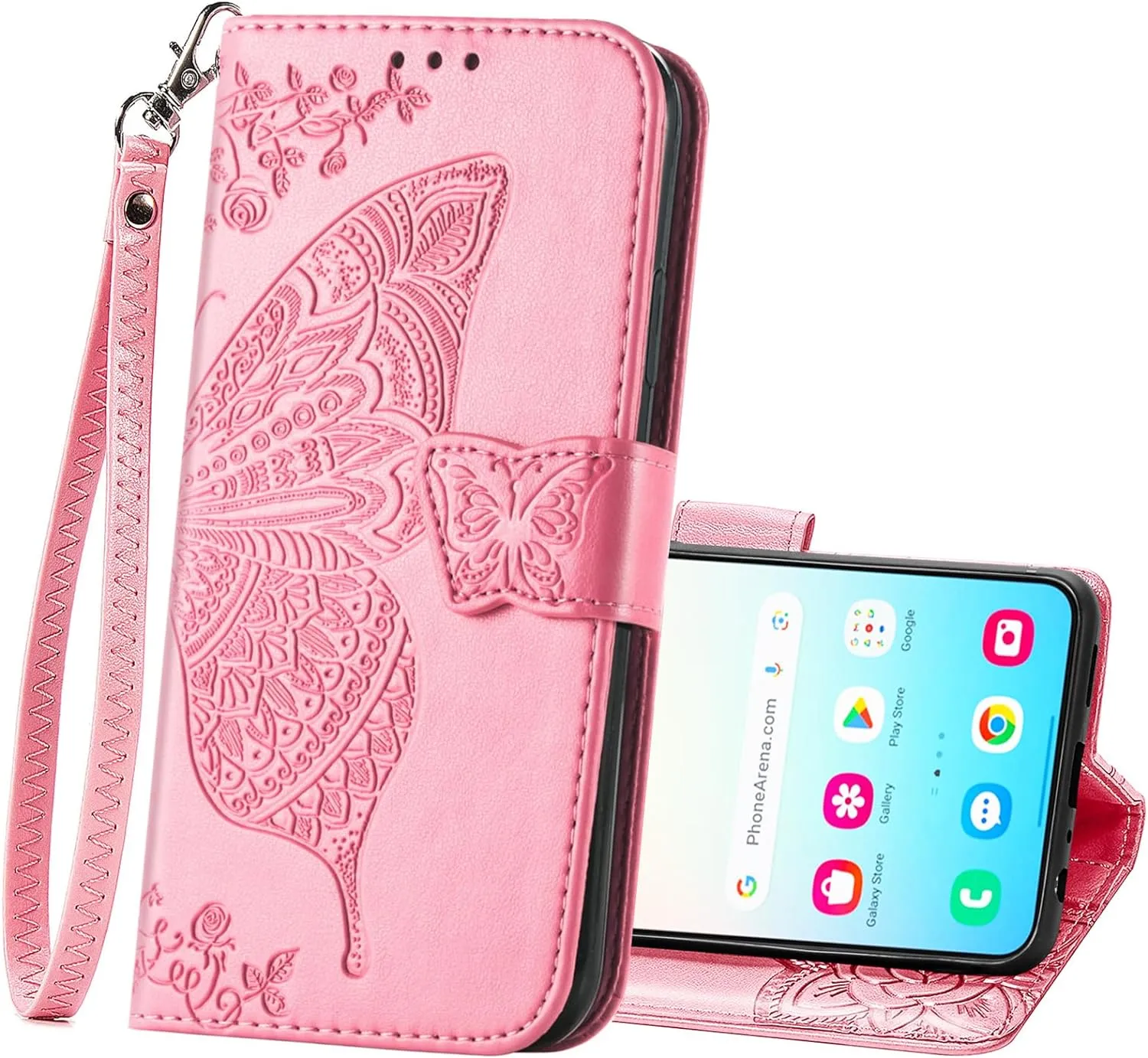 Samsung Galaxy S24 Ultra Women Flip Folio PU Leather Protective Case