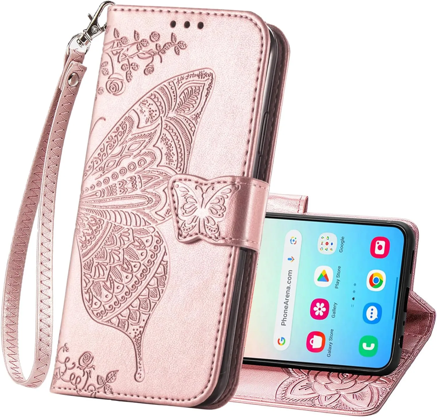 Samsung Galaxy S24 Ultra Women Flip Folio PU Leather Protective Case