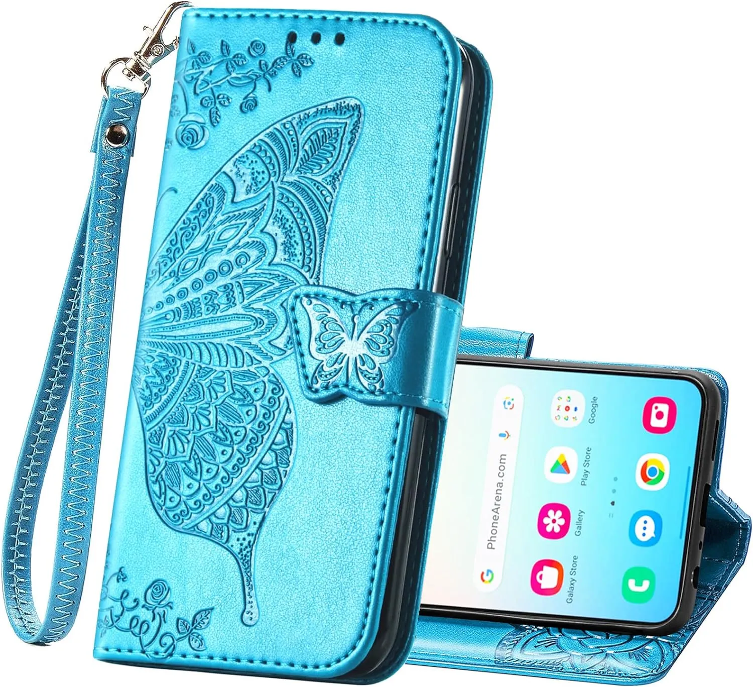 Samsung Galaxy S24 Ultra Women Flip Folio PU Leather Protective Case