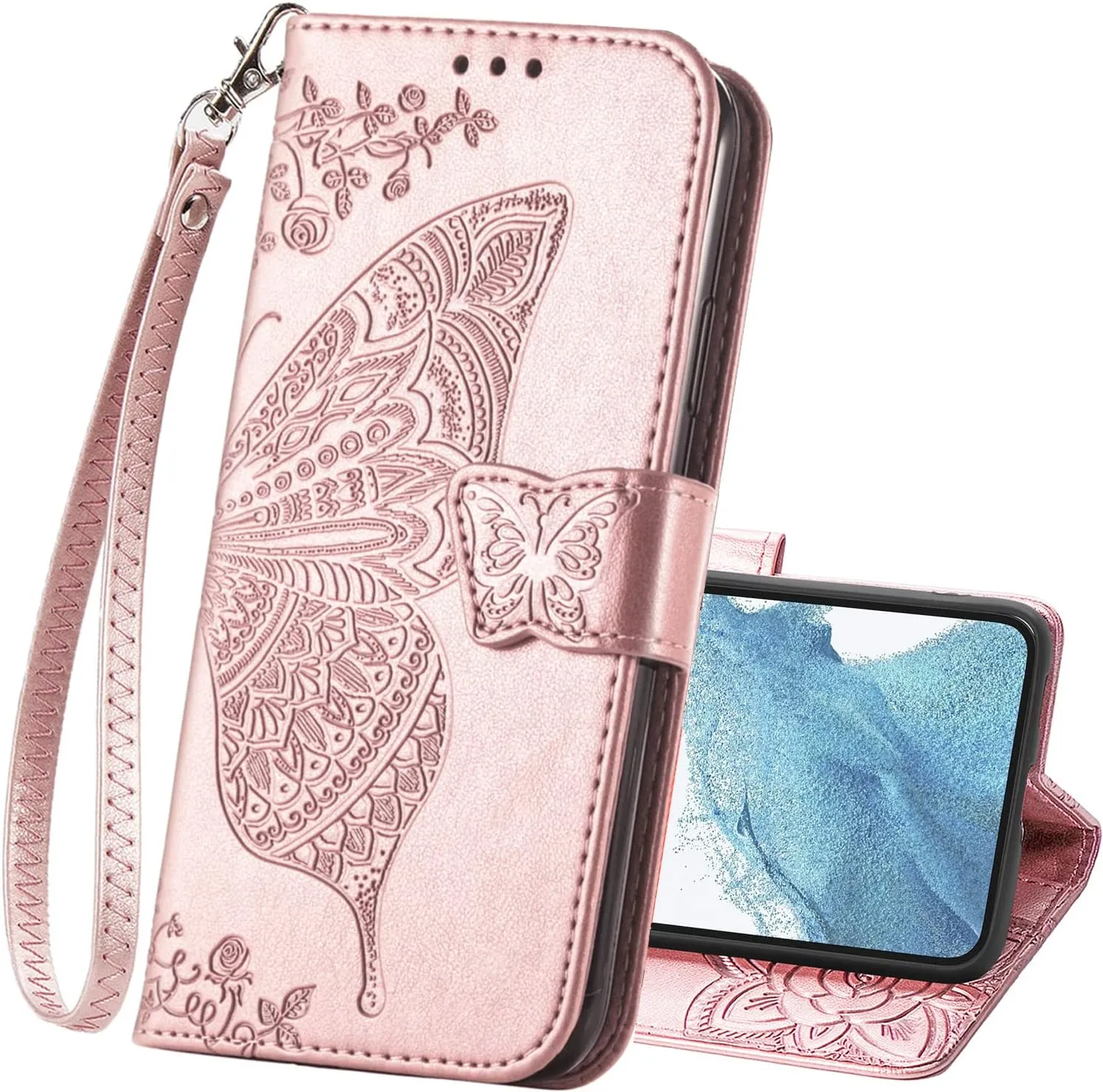 Samsung Galaxy S24 Ultra Women Flip Folio PU Leather Protective Case